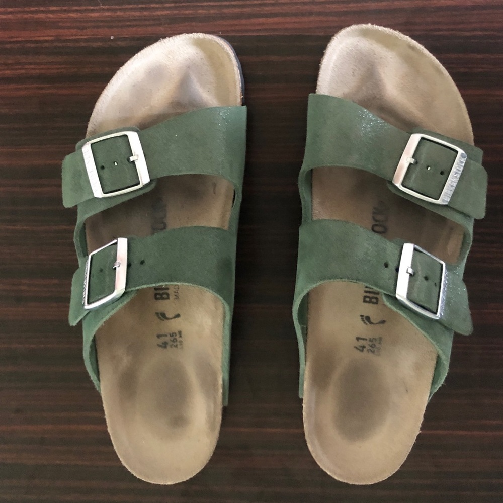 Birkenstocks Arizona Suede Leather